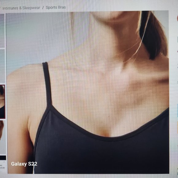 NWT Athleta  A-C  Renew Bra. Black. Size XL. - Picture 4 of 7